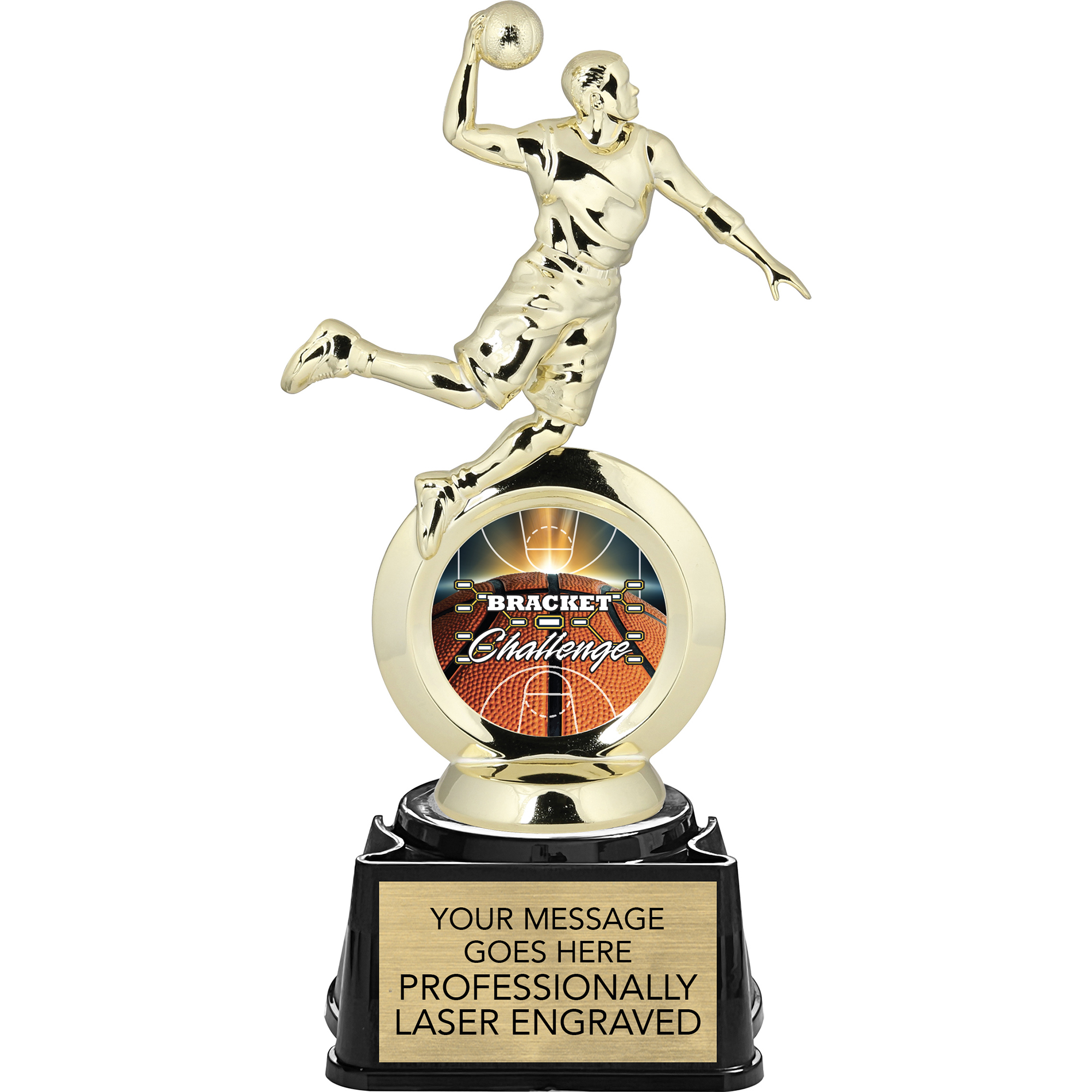 Basketball Male All-Star Insert Trophy - 8.5 inch